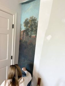 Dealing with Peeling and Bubbling in Older Peel and Stick Murals